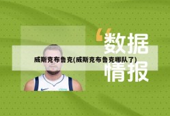 威斯克布鲁克(威斯克布鲁克哪队了)