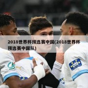 2018世界杯预选赛中国(2018世界杯预选赛中国队)