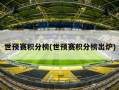 世预赛积分榜(世预赛积分榜出炉)