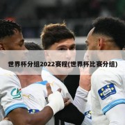世界杯分组2022赛程(世界杯比赛分组)