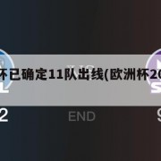 欧洲杯已确定11队出线(欧洲杯2021参赛队)