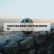 马琳乒乓球比赛视频(马琳乒乓球比赛视频高清)