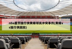 nba重罚独行侠黄蜂球员冲突事件(黄蜂vs独行侠回放)