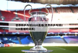世界杯乒乓球2020直播(世界杯乒乓球2020直播时间表)