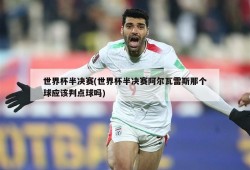 世界杯半决赛(世界杯半决赛阿尔瓦雷斯那个球应该判点球吗)