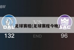 足球赛程(足球赛程今晚)