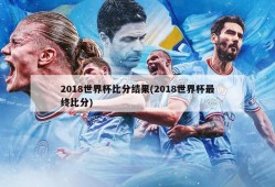 2018世界杯比分结果(2018世界杯最终比分)