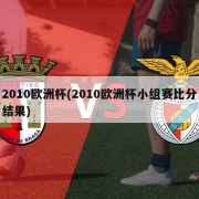 2010欧洲杯(2010欧洲杯小组赛比分结果)