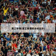 英乙联赛(英乙联赛积分榜比分)
