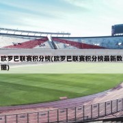 欧罗巴联赛积分榜(欧罗巴联赛积分榜最新数据)
