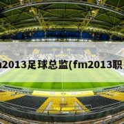 fm2013足球总监(fm2013职员)