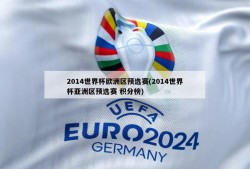 2014世界杯欧洲区预选赛(2014世界杯亚洲区预选赛 积分榜)