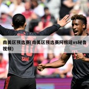 南美区预选赛(南美区预选赛阿根廷vs秘鲁视频)