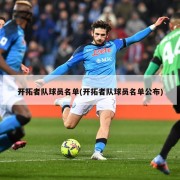 开拓者队球员名单(开拓者队球员名单公布)