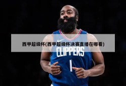 西甲超级杯(西甲超级杯决赛直播在哪看)