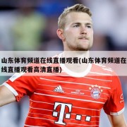 山东体育频道在线直播观看(山东体育频道在线直播观看高清直播)
