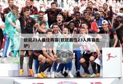 欧冠23人最佳阵容(欧冠最佳23人阵容出炉)
