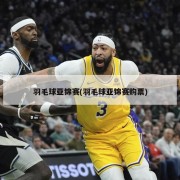 羽毛球亚锦赛(羽毛球亚锦赛购票)