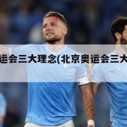北京奥运会三大理念(北京奥运会三大主题是什么?)
