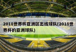 2018世界杯亚洲区出线球队(2018世界杯的亚洲球队)