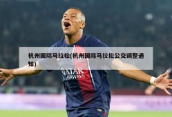 杭州国际马拉松(杭州国际马拉松公交调整通知)