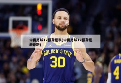 中国足球12强赛程表(中国足球12强赛程表最新)