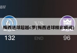 梅西进球超越c罗(梅西进球精彩瞬间)