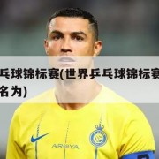 世界乒乓球锦标赛(世界乒乓球锦标赛女子团体奖杯名为)