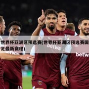 世界杯亚洲区预选赛(世界杯亚洲区预选赛国足最新赛程)