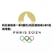 科比被烧成一米5图片(科比被烧成1米5在线观看)