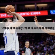 公牛队球员名单(公牛队球员名单乔丹教练)