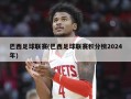 巴西足球联赛(巴西足球联赛积分榜2024年)