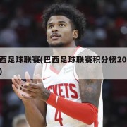 巴西足球联赛(巴西足球联赛积分榜2024年)
