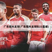 广东恒大足球(广东恒大足球队11是谁)