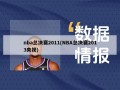 nba总决赛2011(NBA总决赛2013央视)
